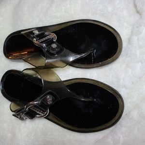 Stuart Weitzman Size 9 Jelly Flip Flop Thong Sandals 🩴